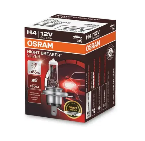 Autožárovky Osram Night Breaker Silver 64193NBS H4 P43t 12V 60/55W