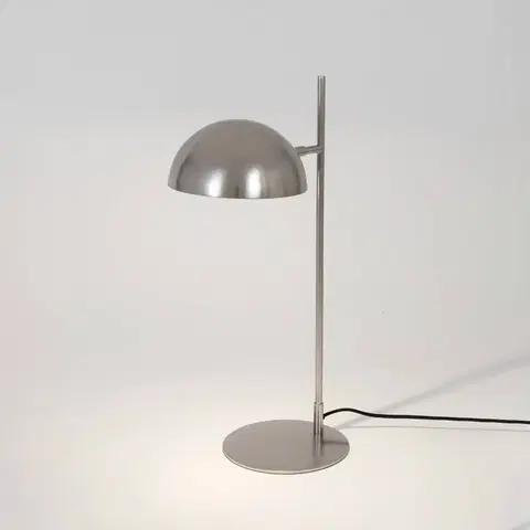 Stolní lampy Holländer Stolní lampa Miro, stříbrná barva, výška 58 cm, železo/mosaz