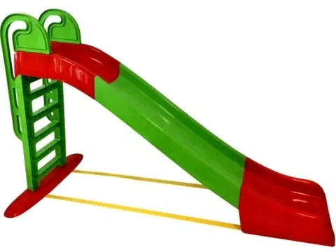 Hračky na zahradu DOLONI - Skluzavka velká 243 cm zelenočervená