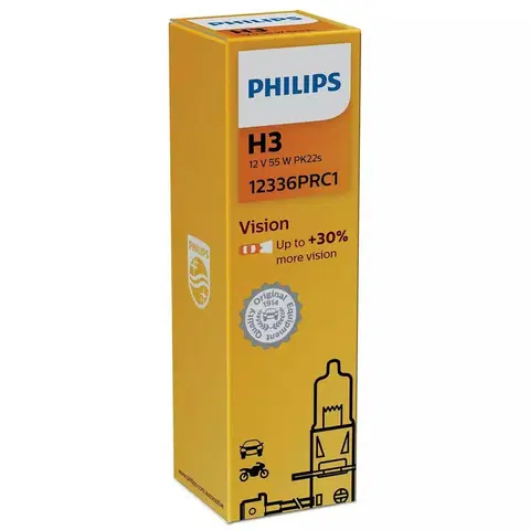 Autožárovky Philips H3 VISION 12V 12336PRC1