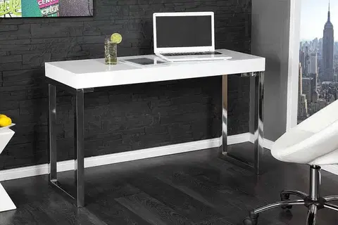 Psací stoly LuxD Psací stůl Office bílý