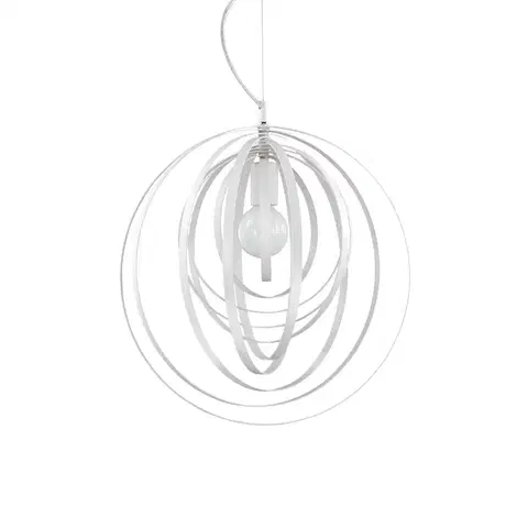 Designová závěsná svítidla Ideal Lux DISCO SP1 BIANCO 103723