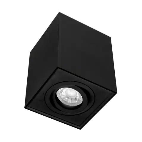 Moderní bodová svítidla CENTURY ESSENZA nastavitelné přisazené svítidlo SQ GU10 černá