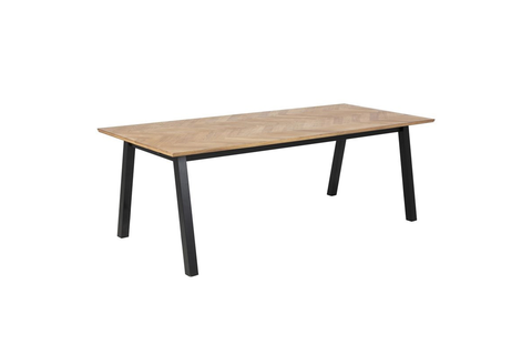 Jídelní stoly Dkton Jídelní stůl rozkládací Nazy 180-270 cm dub vzor