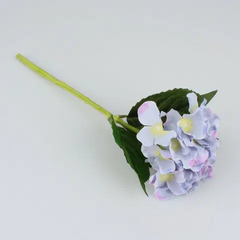 Květiny Umělá hortenzie modrá, 36 cm