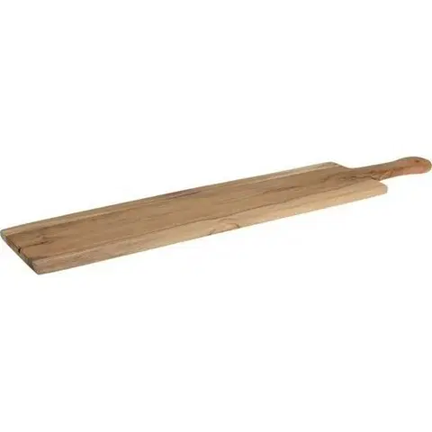 Prkénka a krájecí desky Servírovací prkénko z teakového dřeva, 70 x 1,5 x 15 cm