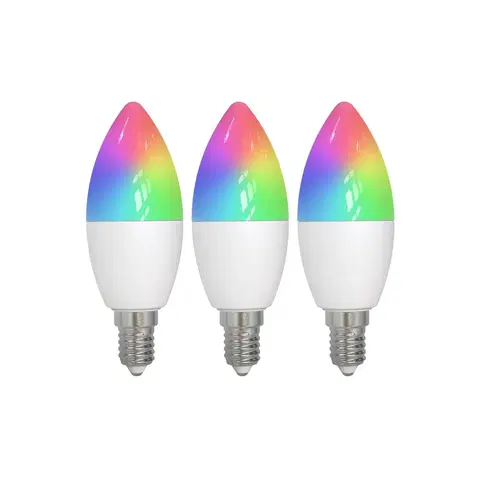 SmartHome LED ostatní žárovky PRIOS Prios Smart E14 4,9W CCT RGB ZigBee Tuya Philips Hue 3ks