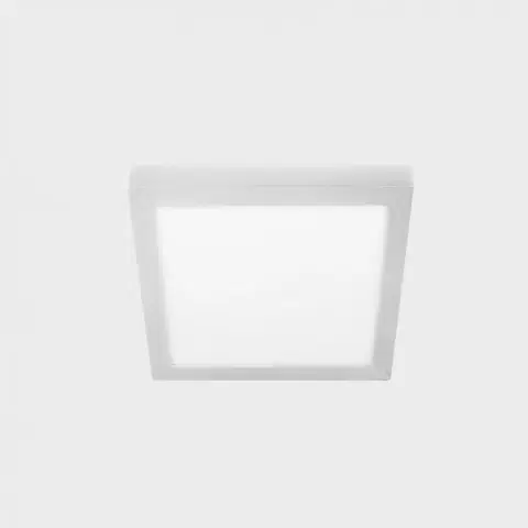 Klasická stropní svítidla KOHL LIGHTING KOHL-Lighting DISC SLIM SQ stropní svítidlo bílá 6 W 3000K 1-10V