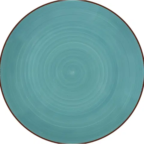 Talíře Lamart LT9088 keramický dezertní talíř Happy, pr. 19  cm, modrá