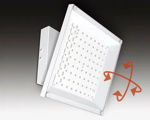 Nouzová svítidla SEC Přisazené nouzové LED svítidlo pro vysoké stropy LED - C.ROTALUX2 230V AC/DC RAL9003, MidPower LED, 3900 lm, barva bílá, neadresovatelný CBS 165-B-102-00-01-SP