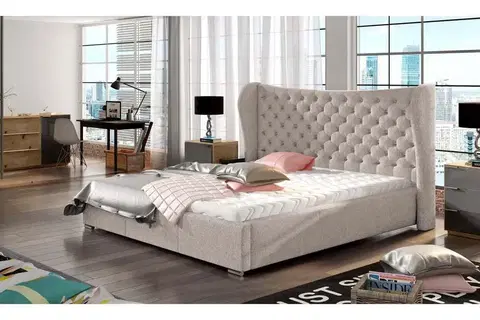 Designové postele Confy Designová postel Virginia 160 x 200 - různé barvy