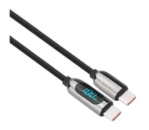 Myši   SSC1801 - USB-C kabel s displejem 100W 1m 
