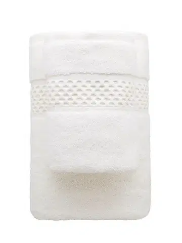 Ručníky Faro Bavlněný ručník Rete 50x90 cm krémový