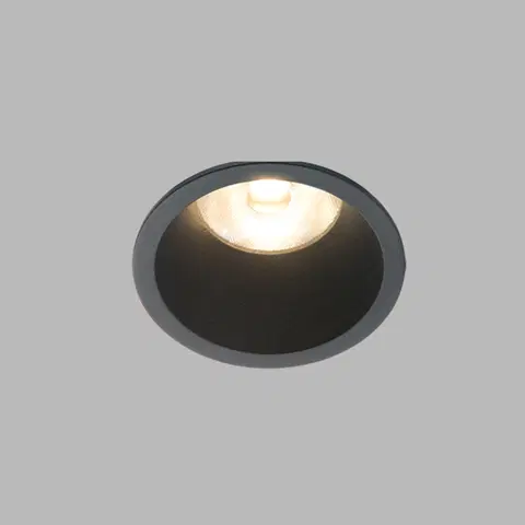 Podhledová kancelářská svítidla LED2 2250333DT RAY M, B DIM 10W 3000K zápustné černé