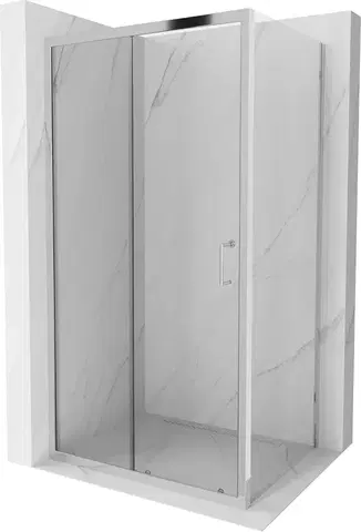 Sprchové kouty MEXEN/S APIA sprchový kout 115x80, transparent, chrom 840-115-080-01-00