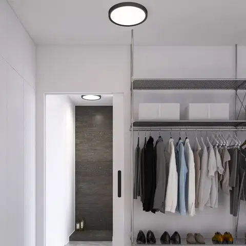 Inteligentní stropní svítidla Nordlux LED stropní světlo Liva Smart, černá