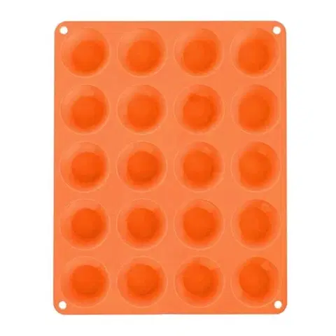 Pečicí formy Orion Forma silikon muffiny malé 20 oranžová 