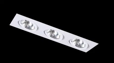 24V BPM Vestavné svítidlo Aluminio Blanco, bílá, 3x100W, 12V 4252