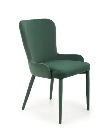 Židle Jídelní křeslo K425 Halmar Tmavě zelená