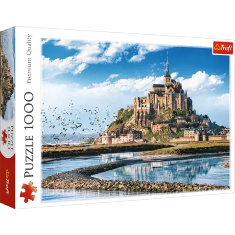 Hračky puzzle TREFL -  Puzzle 1000 - Mont Saint-Michel, Francie