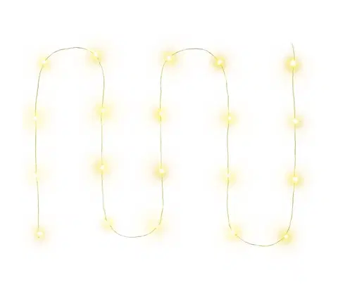 Vánoční dekorace  LED Vánoční řetěz 20xLED/2xAA 2,3m teplá bílá 