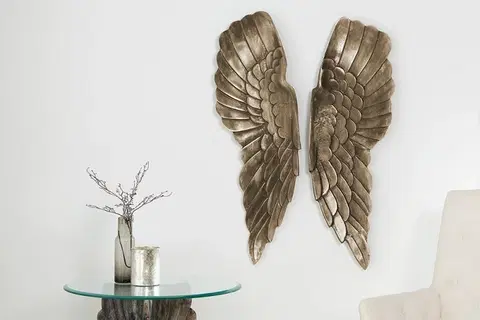 Luxusní stylové sošky a figury Estila Luxusní dekorace Andělská křídla 65cm