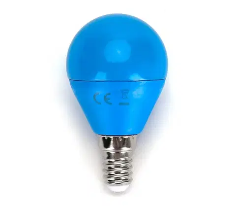 LED osvětlení  B.V. LED Žárovka G45 E14/4W/230V modrá -  