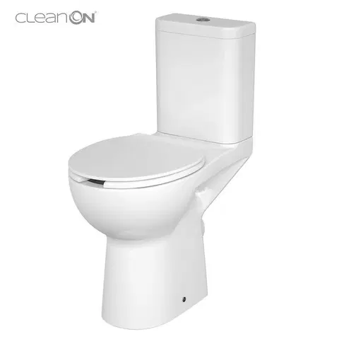 Záchody CERSANIT WC KOMPAKTNÍ ETIUDA NEW CLEANON 010 3 / 6L Invalidní  K11-0221