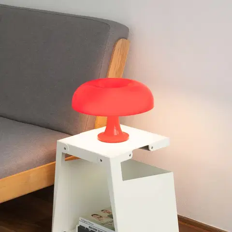 Stolní lampy Artemide Artemide Nessino - designová stolní lampa, červená