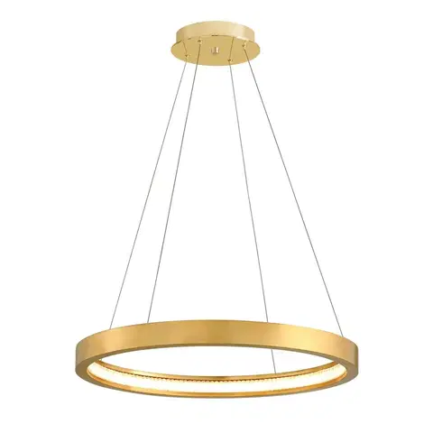 LED lustry a závěsná svítidla HUDSON VALLEY závěsné svítidlo JASMINE kov zlatá LED 65W 2700K stmívatelné 284-41C-CE