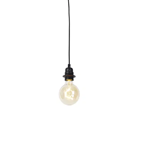 Zavesna svitidla Moderní závěsná lampa černá stmívatelná - Cava Luxe 1