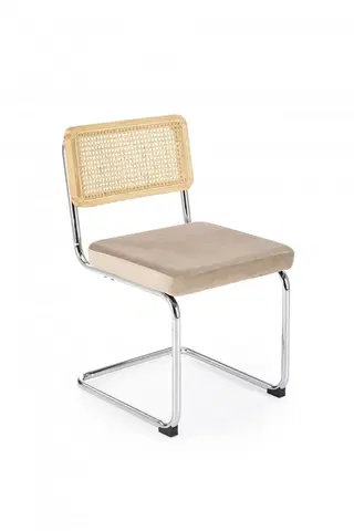 Židle Jídelní židle K504 Halmar Béžová