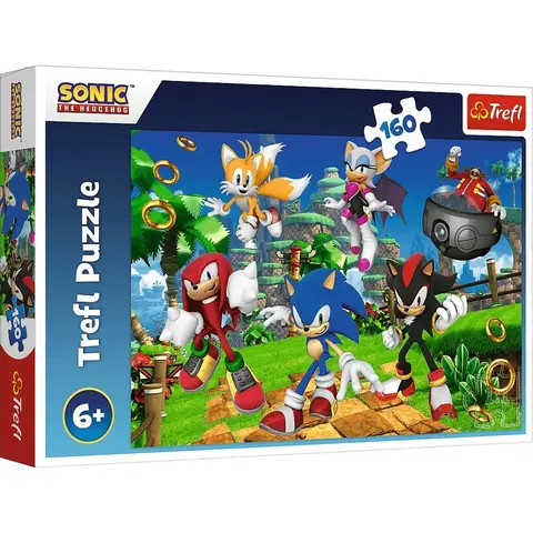 Puzzle Trefl Puzzle Sonic a jeho přátelé, 160 dílků