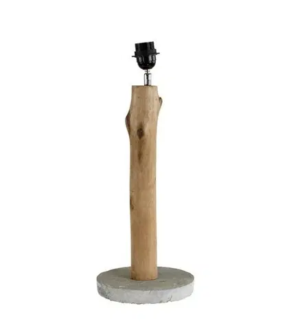 Lampy Dřevěná základna ke stolní lampě Eukalyptus - Ø 20*51cm/ E27 Mars & More AALVEC40
