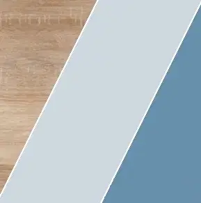 Postele ArtCross Dětská postel s přistýlkou KITTY KIT-07 | s roštem Barva: Dub sonoma světlá / blankytná / modrá