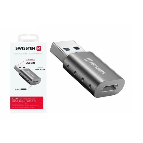 Elektronika SWISSTEN Adaptér - redukce USB, USB-C