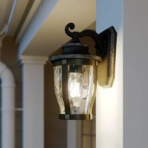 Venkovní nástěnná svítidla Lindby Lindby Philody venkovní nástěnné světlo, 29 cm