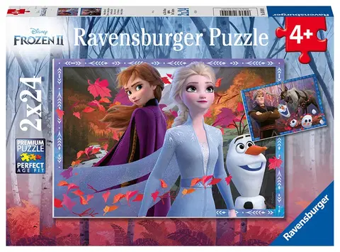 Hračky puzzle RAVENSBURGER - Disney Ledové království 2 2x24 dílků