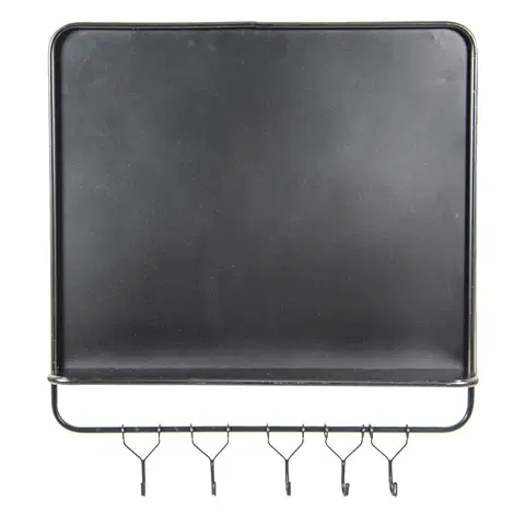 Tabule Granitová nástěnná magnetická tabule s háčky - 60*8*66 cm Clayre & Eef 5Y1016