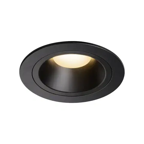 LED podhledová svítidla SLV BIG WHITE NUMINOS DL M vnitřní LED zápustné stropní svítidlo černá/černá 2700 K 20° včetně listových pružin 1003841