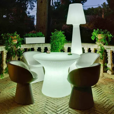Venkovní nábytek Newgarden Stůl Newgarden Capri LED, výška 73 cm