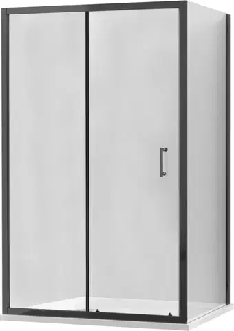 Sprchové kouty MEXEN/S APIA sprchový kout 95x90, transparent, černá 840-095-090-70-00