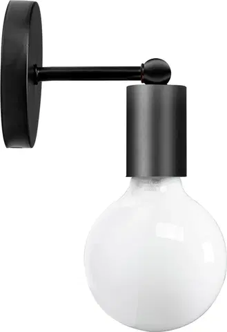 Svítidla TooLight Nástěnná lampa Bulb černá 392205