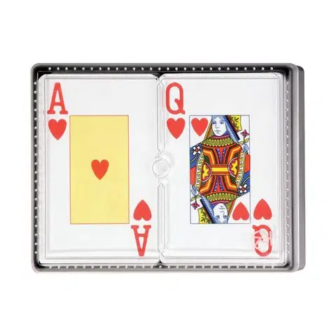 Hračky společenské hry MEZUZA - Hrací karty Rummy senior – 1608
