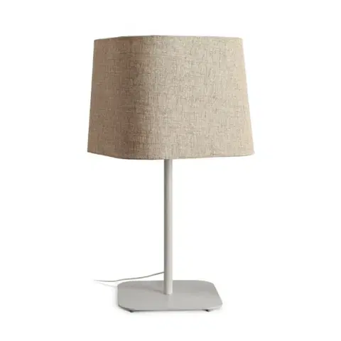 Lampy na noční stolek RED - DESIGN RENDL RENDL PERTH stolní béžová/bílá 230V E27 15W R13663