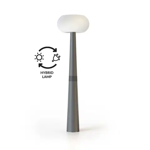 Solární lampy s pohybovým čidlem Newgarden Newgarden Pepita LED světlo na cestu, hybridní solární osvětlení