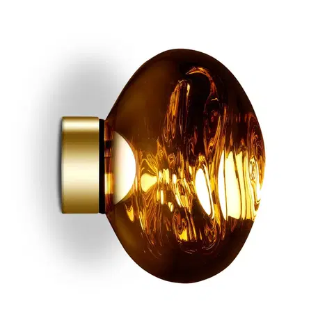 Nástěnná svítidla Tom Dixon Tom Dixon Melt Surface Mini LED nástěnné zlatá