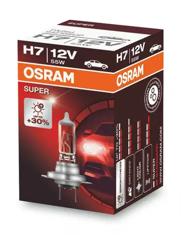 Autožárovky OSRAM H7 64210SUP Super +30% 55W 12V PX26d krabička