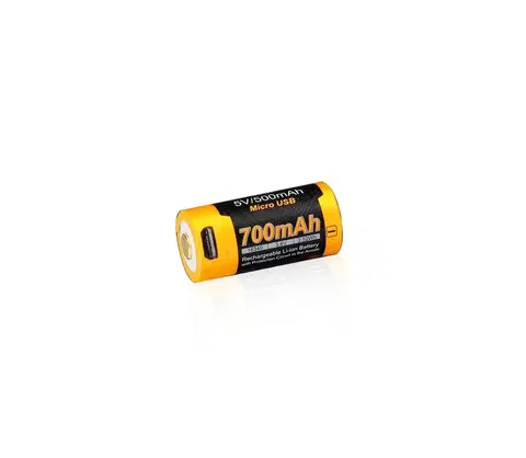Baterie nabíjecí Fenix USB Li-Ion RCR123A 16340 700mAh 2,5A FERCR123ALIIONUP
