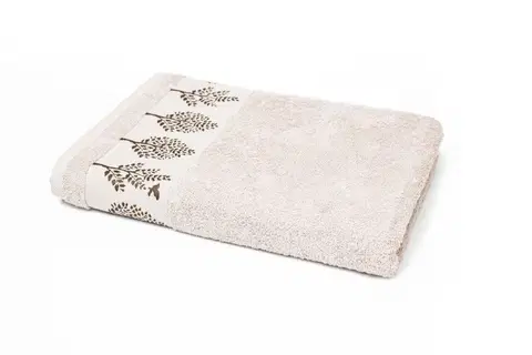 Ručníky Faro Bavlněný ručník Terra 70x140 cm béžový